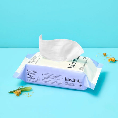 Ears, Eyes and Tears Dog Wipes - 60ct - Kindfull