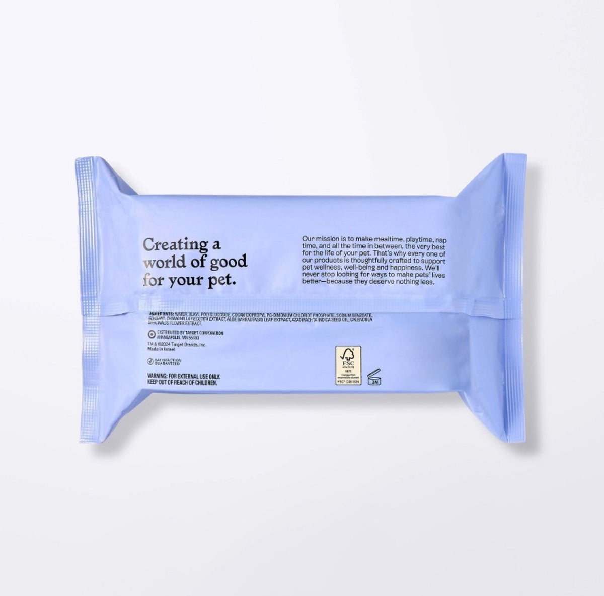 Ears, Eyes and Tears Dog Wipes - 60ct - Kindfull